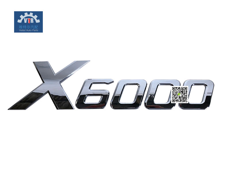 DZ16251950050   X6000標牌   X6000 sign  SHACMAN  X6000  Bridge radiator panel
