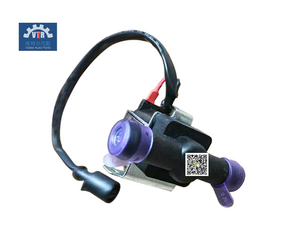 DZ13241841611  電控水閥（常開型）  Electric control water valve (normally open)   SHACMAN F3000 Cab heating system