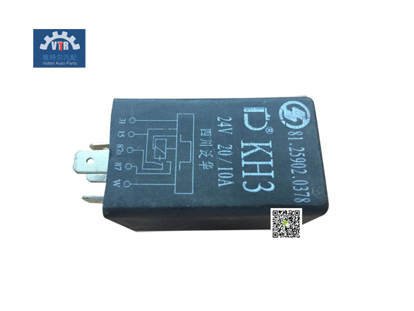 81.25902.0378  發(fā)動(dòng)機(jī)極限值繼電器 Engine limit relay  SHACMAN